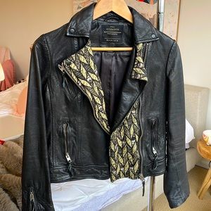 All Saints leather jacket. Black.